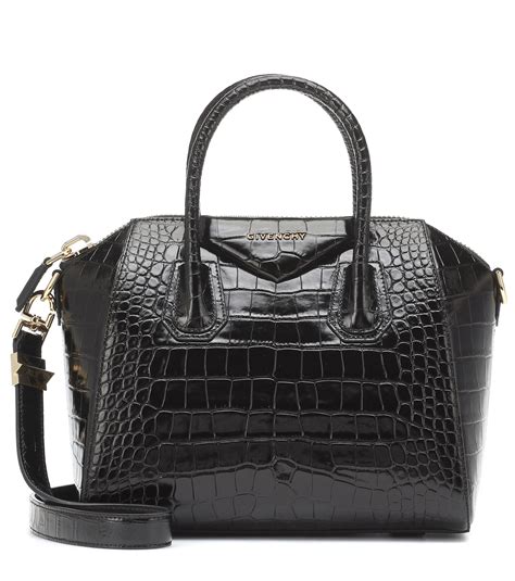 givenchy croc antigona|Givenchy antigona review.